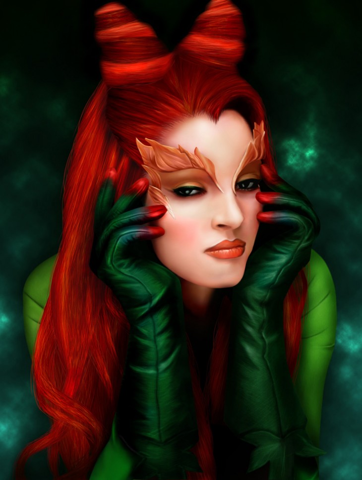 Uma Thurman fue Poison Ivy (Hiedra Venenosa)