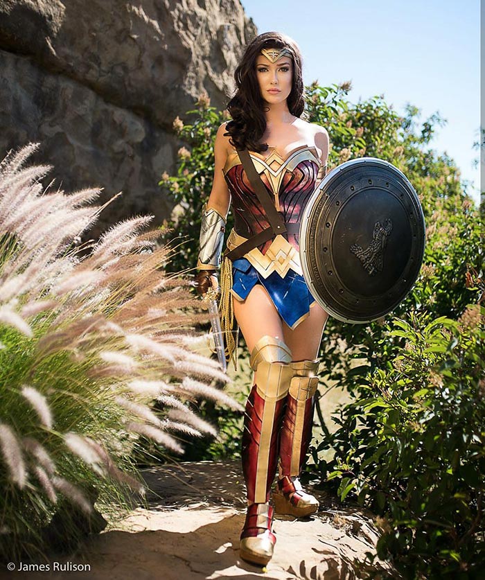 Asombroso cosplay de la Wonder Woman de Gal Gadot
